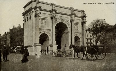The Marble Arch, London, slutten av 1800-begynnelsen av 1900-tallet. av Unbekannt
