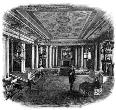 The Marble Hall, Buckingham Palace, 1900 av Unbekannt