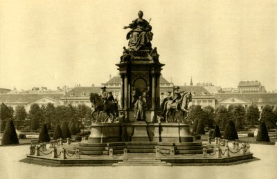 Maria Theresia-monumentet, Wien, Østerrike, c1935. av Unbekannt