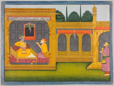 Ekteskapet til Rukmini [Mangal], 1775. av Unbekannt