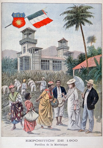 Martinique-paviljongen på verdensutstillingen i 1900, Paris, 1900 av Unbekannt