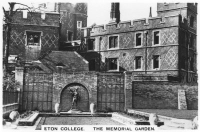 Memorial Garden Eton College, 1936 av Unbekannt