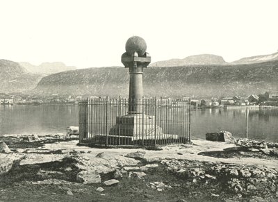 Meridiansøylen, Hammerfest, Norge, 1895. av Unbekannt