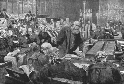 Ministerbenken til House of Lords, 1886-1892, 1901. av Unbekannt