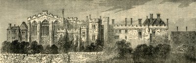 Klosteret St. John av Jerusalem, Clerkenwell - Generelt utsikt fra sørøst, c1872. av Unbekannt
