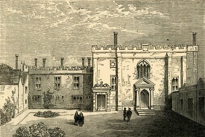 Klosteret St. Johannes av Jerusalem, Clerkenwell - Kapellet fra sør, c1872. av Unbekannt