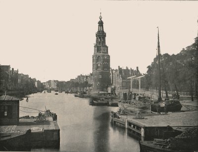 Montelbaanstoren, Amsterdam, Nederland, 1895. av Unbekannt