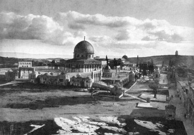 Moskeen i Omar på stedet for det gamle tempelet, Betlehem, Israel, 1926 av Unbekannt