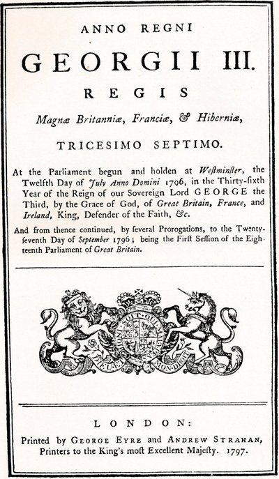 Mytteriloven, 1797, 1934 av Unbekannt
