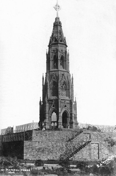 Mytteriets minnetårn, Delhi, India, 1900-tallet av Unbekannt