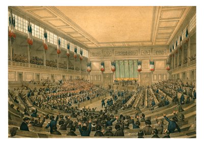 Den nasjonale konstituerende forsamlingen franske andre republikk, mai 1848. av Unbekannt