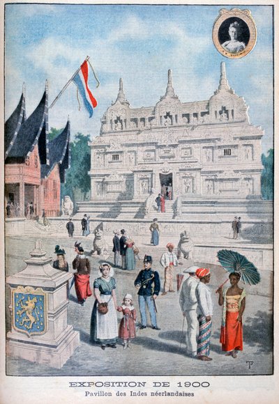 Paviljongen i Nederlands-India på verdensutstillingen i 1900, Paris, 1900 av Unbekannt
