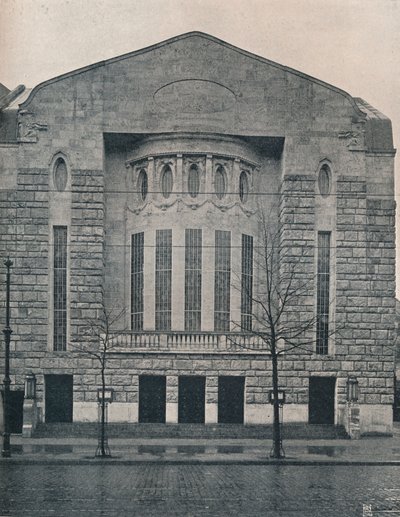 The New Hebbel Theatre, Berlin, c1908 av Unbekannt