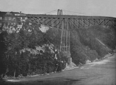 Niagara Cantilever Bridge, 1800-tallet av Unbekannt