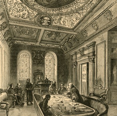 The Old Court of Aldermen, Guildhall, 1897. av Unbekannt