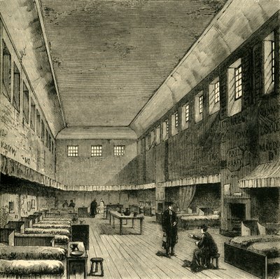 Den gamle sovesalen i 1840, 1881. av Unbekannt
