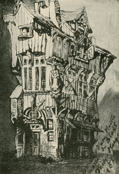 Det gamle huset i Blois, 1800-tallet, 1902 av Unbekannt