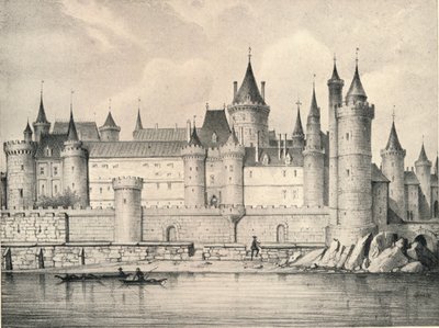 Det gamle Louvre i 1670, 1915 av Unbekannt