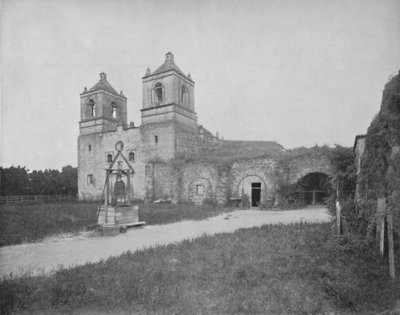 The Old Mission i San Antonio, 1800-tallet av Unbekannt