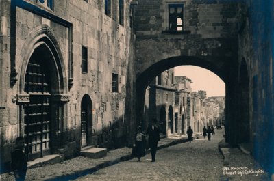 Gamlebyen på Rhodos, Hellas, 1936 av Unbekannt