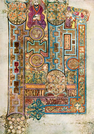 The Opening Words of St Johns Gospel, 800 AD, 20. århundre av Unbekannt