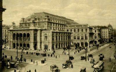 Operahuset, Wien, Østerrike, c1935. av Unbekannt