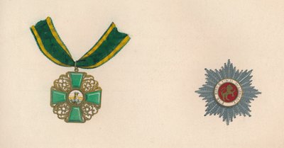 The Order of the Lion of Baden Golden Lion of Daringen, c1800-tallet av Unbekannt
