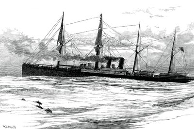 The Orient Steam Navigation Companys dampskip Orient, c1880 av Unbekannt
