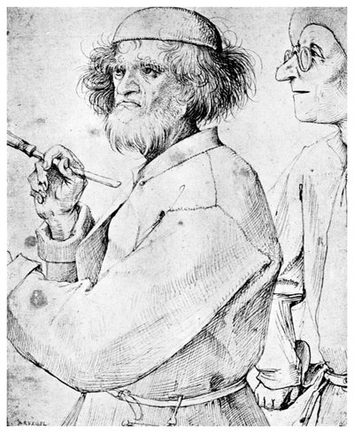 Maleren og kjenneren, c1565 1956 av Unbekannt