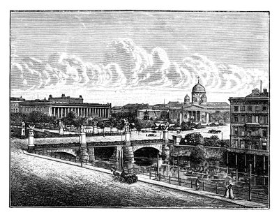 Palace Bridge and Pleasure Garden, Berlin, Tyskland av Unbekannt