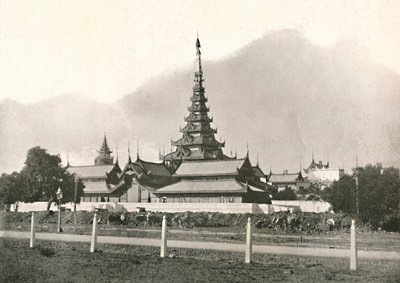 Palasset, Mandalay, 1900. av Unbekannt