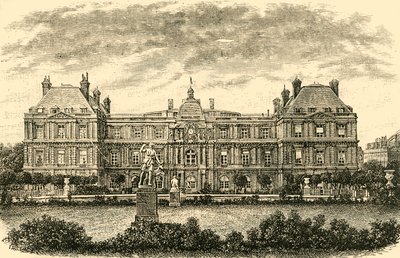 Palais De Luxembourg, Paris, 1890. av Unbekannt