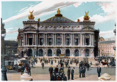Palais Garnier, Paris, ca 1900 av Unbekannt