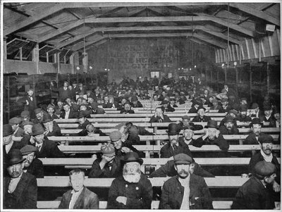 The Penny Sit-Up, Frelsesarmeens krisesenter, Blackfriars, London, c1900 1901 av Unbekannt