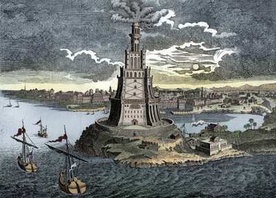 Pharos of Alexandria, 1700-tallet av Unbekannt