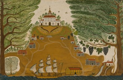 Plantasjen, ca. 1825. av Unbekannt