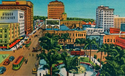 Plaza. San Diego, California, c1941 av Unbekannt