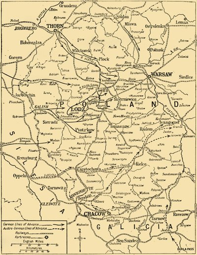 Den polske kampanjen, 1914, c1920. av Unbekannt
