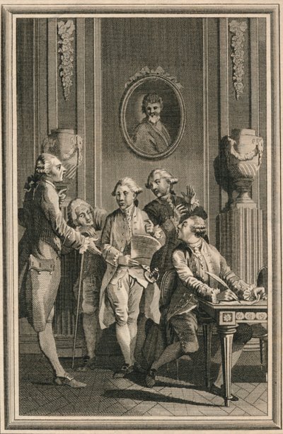 Politikerne 1700-tallet. av Unbekannt