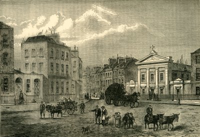 Polygonen, Somers Town, i 1850, c1876. av Unbekannt