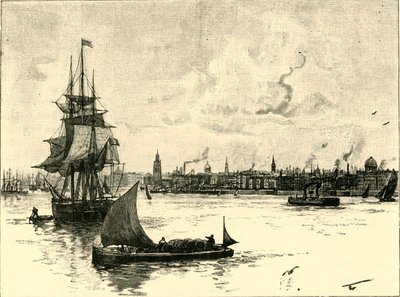 Liverpool havn, 1898. av Unbekannt