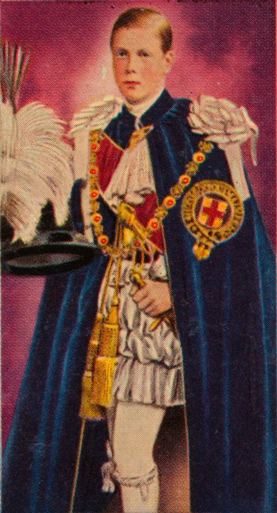 Prinsen av Wales ved sin investering som Ridder av strømpebåndet, 1911 1935 av Unbekannt
