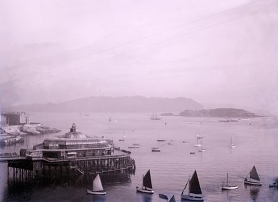 The Promenade Pier i Plymouth i Devon, sent på 1800- og begynnelsen av 1900-tallet. av Unbekannt