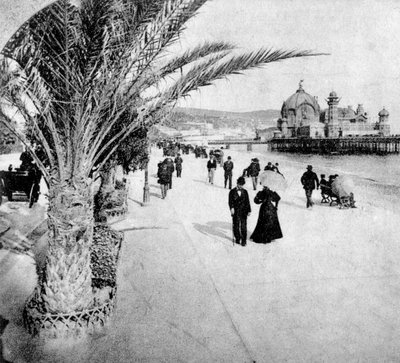 Promenade des Anglais, Nice, Frankrike, sent på 1800-tallet av Unbekannt