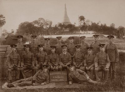 Kvartermesterstaben til 1st Royal Munster Fusiliers, Rangoon, Burma, 1913 av Unbekannt