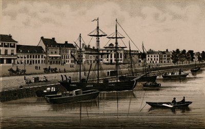 The Quay, c1880. av Unbekannt
