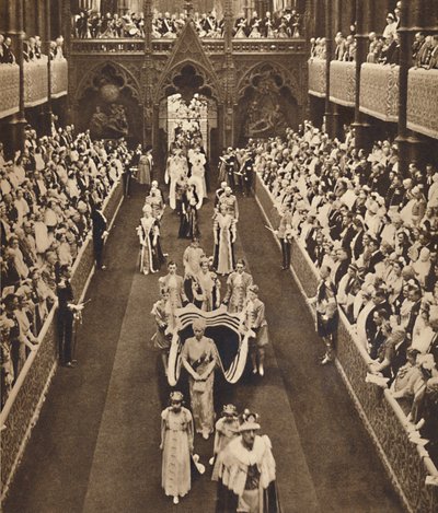 Dronningmødreprosesjonen, 12. mai 1937 av Unbekannt