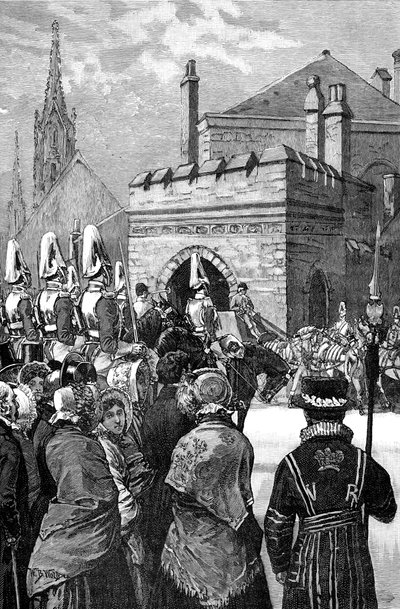 Dronningen åpner parlamentet, 1846, 1900 av Unbekannt
