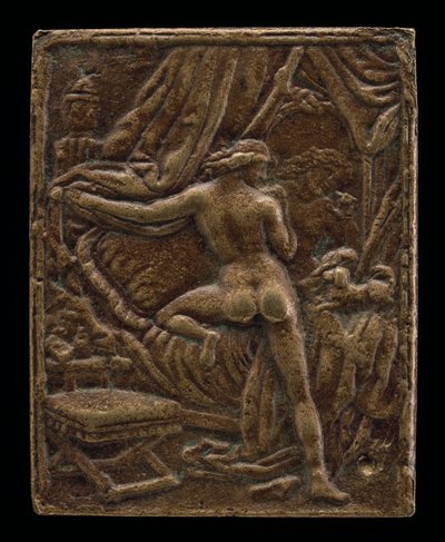 Voldtekten av Lucretia, 1500-tallet. av Unbekannt