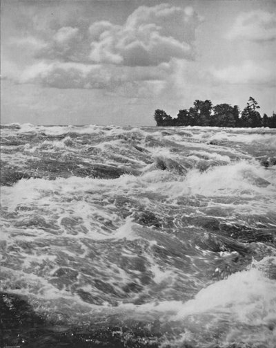 Rapids Above the American Fall, 1800-tallet av Unbekannt